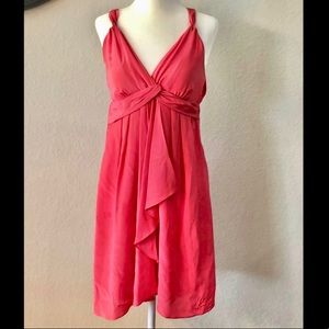 Banana Republic 100% Silk Pink Dress